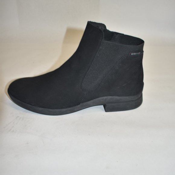 Mephisto Soria 1 Black Nubuck Leather Ankle Bootie Size 8.5 US - Picture 5 of 10